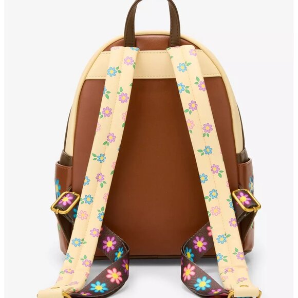 Loungefly Disney Tangled Pascal Flower Mini Backpack and Wallet Set NWT main image 8